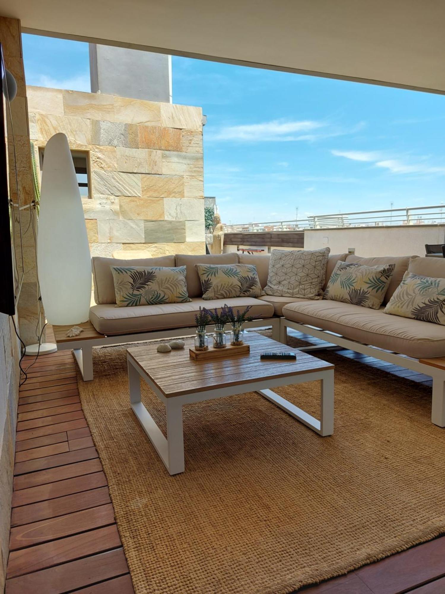 Ferienwohnung Atico De Lujo Con Jacuzzi Climatizado En Terraza Elche Exterior foto